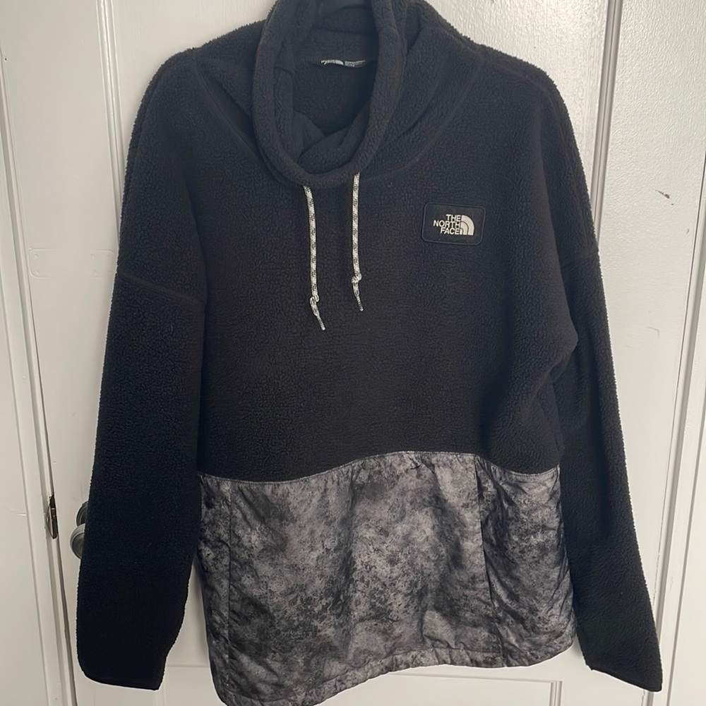 The north face cowl neck pullover.